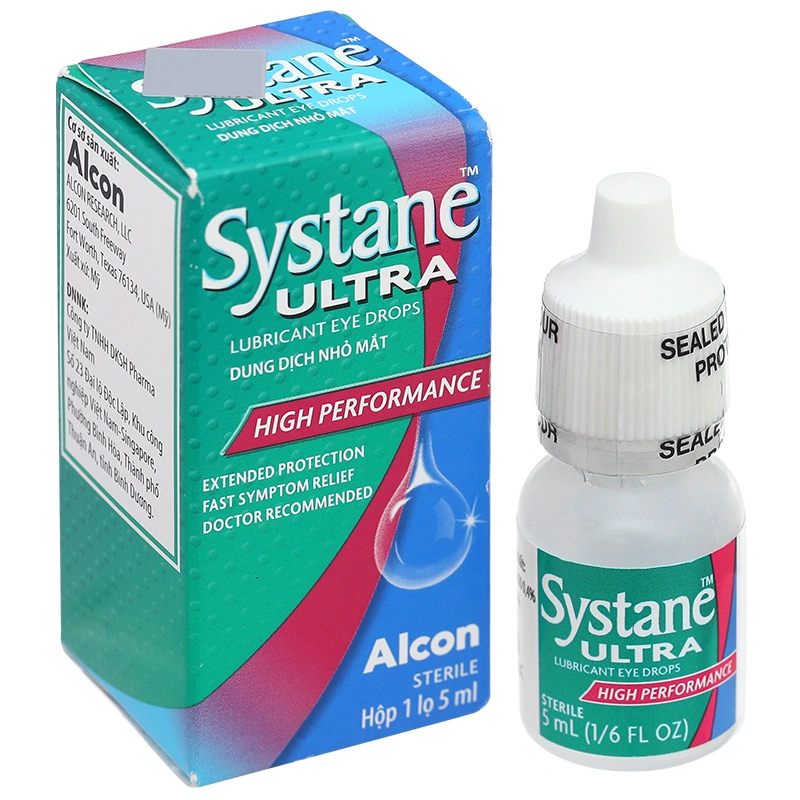 Dung dịch nhỏ mắt Systane Ultra giảm các chứng kích ứng mắt, khô mắt chai 5ml - 1
